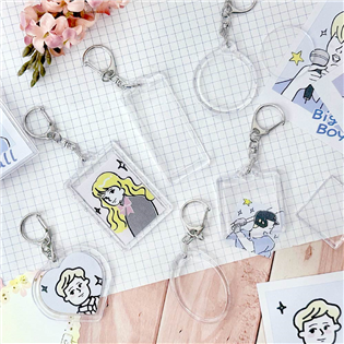 四季紙品禮品 DIY壓克力鎖圈 DIY233-01~06