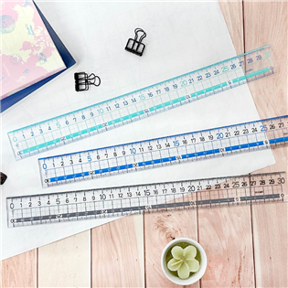 四季紙品禮品 大字尺30公分 直尺 CK017-04~0
