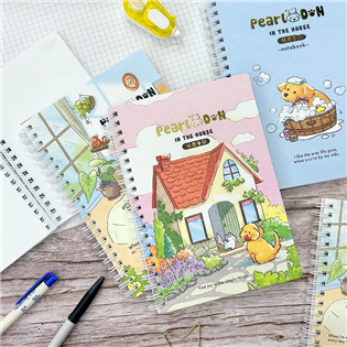 四季紙品禮品 筆記雙圈32K 筆記本 橫線 空白 BJC