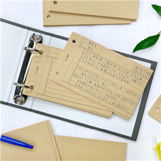 四季紙品禮品 80K資料卡 牛皮 資料分類 歸納 歸檔 