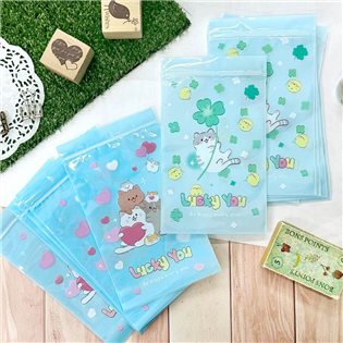 四季紙品禮品 流行夾鏈袋(中) 7入 SA6006-01