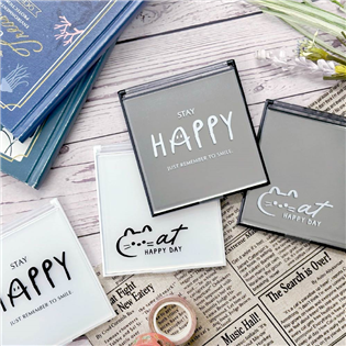 四季紙品禮品 四方鏡 隨身鏡 GJ6501-15~18