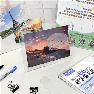 四季紙品禮品 壓克力磁吸展示框3x5 AK1805-01