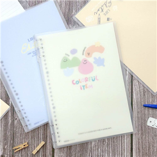 四季紙品禮品 薄型18K6孔PP夾 B5 資料夾 RK2